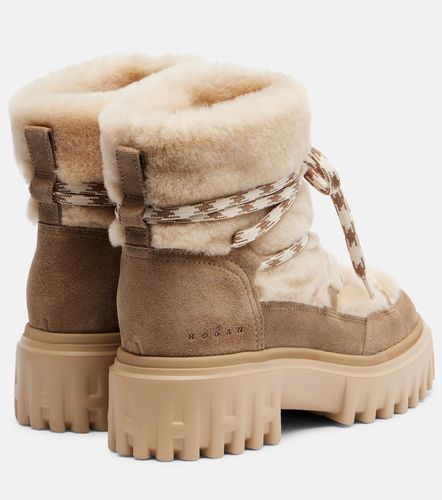 Hogan Bottines en shearling et daim - Hogan - Modalova