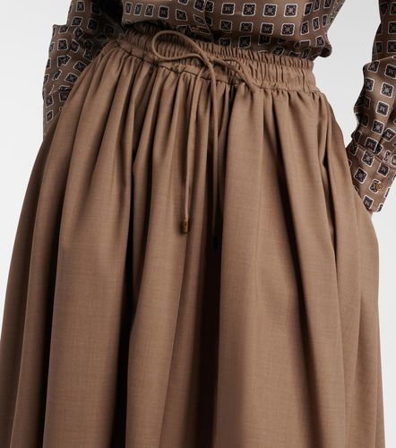 Jupe midi Livrea en laine vierge - Max Mara - Modalova