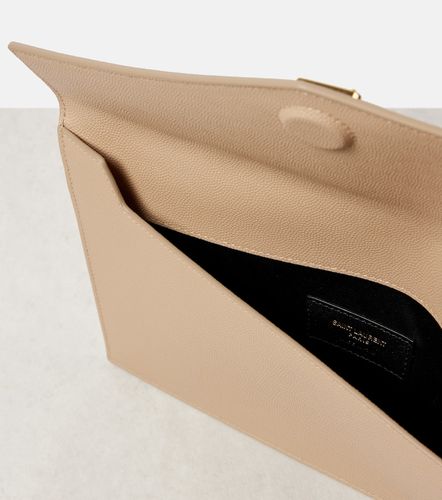 Pochette Uptown en cuir - Saint Laurent - Modalova