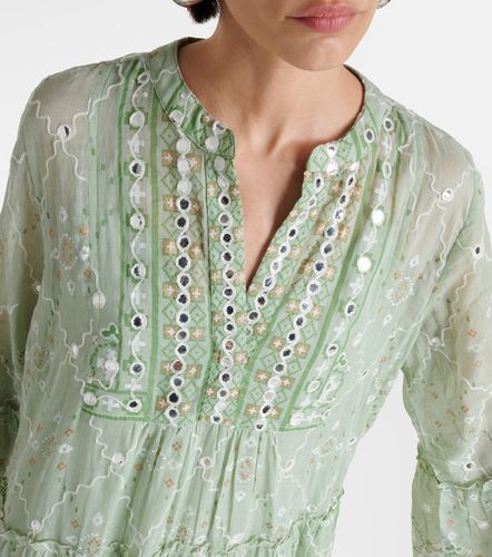 Robe en coton à broderies - Juliet Dunn - Modalova