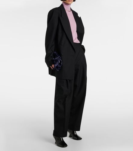 Pantalon ample taille haute en laine - Dries Van Noten - Modalova