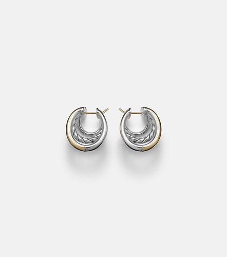 Boucles d'oreilles DY Mercer® en or 18 ct et argent sterling et diamants - David Yurman - Modalova