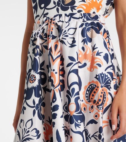 Jupe midi en satin imprimé - La DoubleJ - Modalova