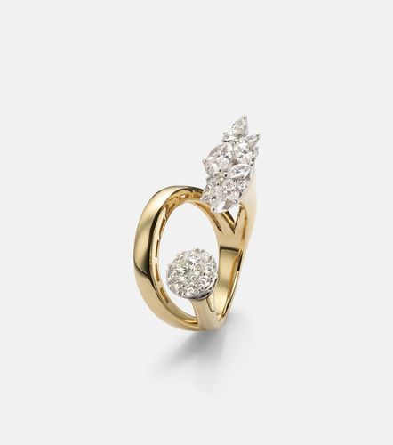 Bague Golden Strada en or jaune et blanc 18 ct et diamants - Yeprem - Modalova