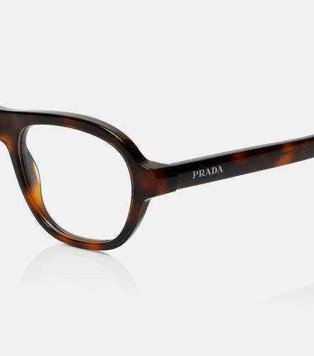 Prada Lunettes aviateur à logo - Prada - Modalova