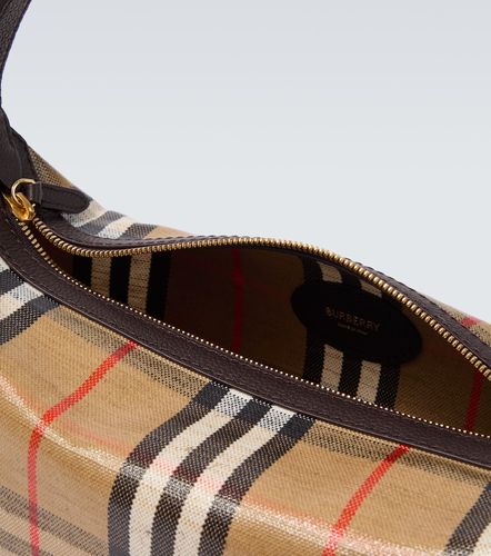 Sac Check en toile et cuir - Burberry - Modalova