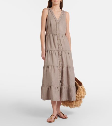 Robe midi Zakynthos en lin - Heidi Klein - Modalova