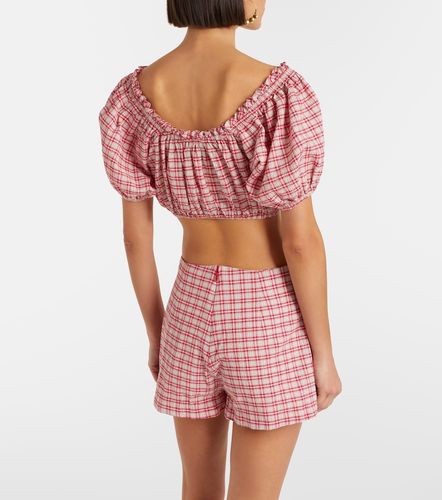 Short Lila en coton à carreaux - Faithfull - Modalova