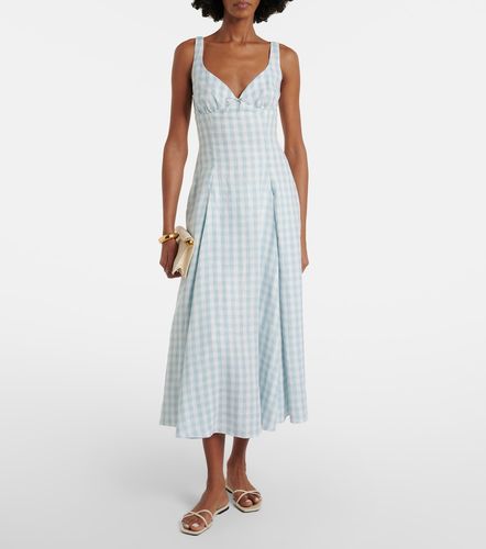 Robe midi Adalee à carreaux vichy - Faithfull - Modalova