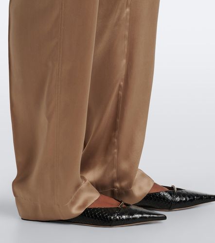 Pantalon droit en satin de soie - Tom Ford - Modalova