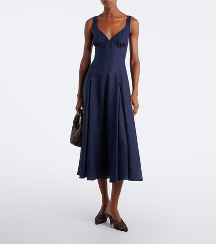 Faithfull Robe midi Adalee en lin - Faithfull - Modalova