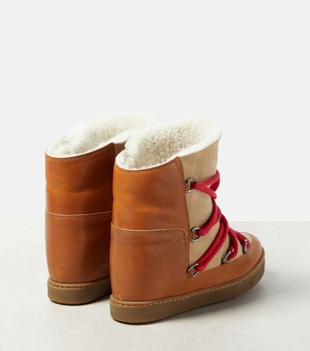 Bottines après-ski Nowles en cuir - Isabel Marant - Modalova