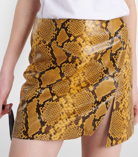 Mini-jupe Blair en cuir effet serpent - Isabel Marant - Modalova