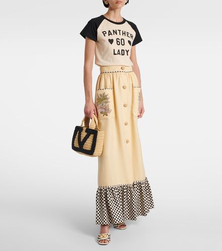 Jupe longue Plus De Pois brodée - Valentino - Modalova