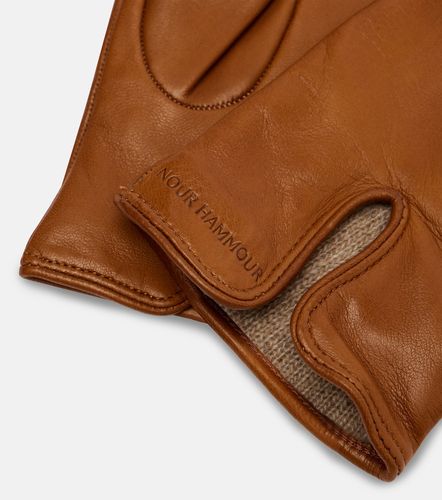 Nour Hammour Gants en cuir - Nour Hammour - Modalova