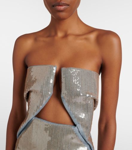 Robe longue Prong en jean à sequins - Rick Owens - Modalova