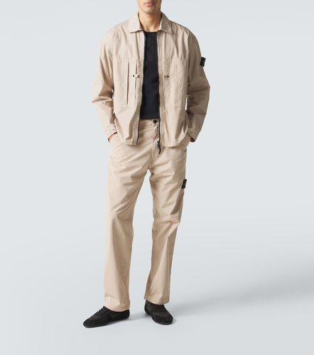 Pantalon droit Compass en coton - Stone Island - Modalova