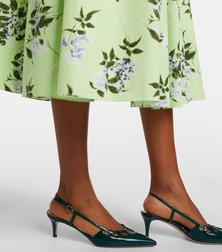 Robe midi Eglantine en coton à fleurs - Emilia Wickstead - Modalova