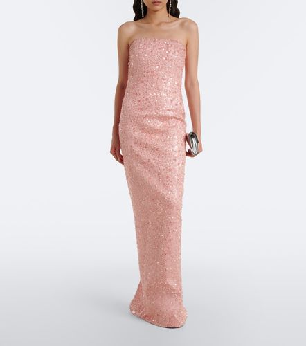 Robe longue bustier Nara à sequins - The New Arrivals Ilkyaz Ozel - Modalova
