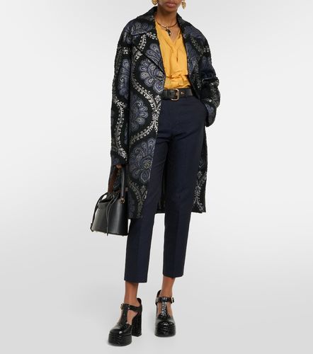Pantalon slim imprimé en jacquard de coton mélangé - Etro - Modalova