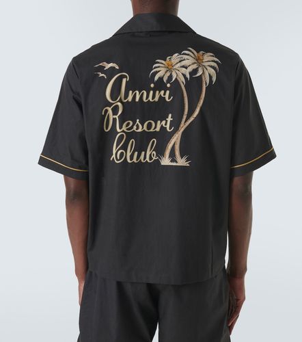 Chemise de bowling Resort Club en coton à broderies - Amiri - Modalova