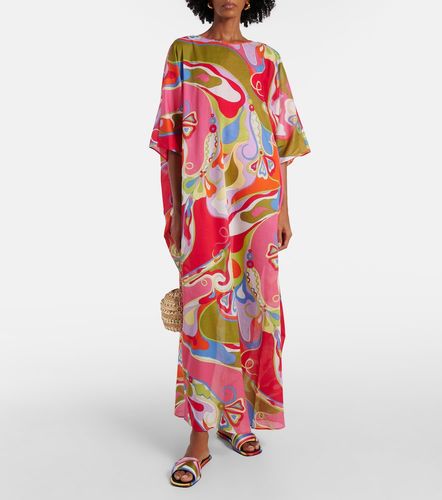 Cafetan Orchidee en mousseline de coton - Pucci - Modalova
