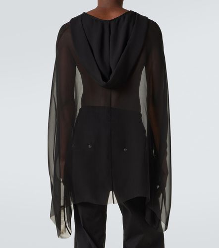 Sweat-shirt à capuche en soie - Rick Owens - Modalova