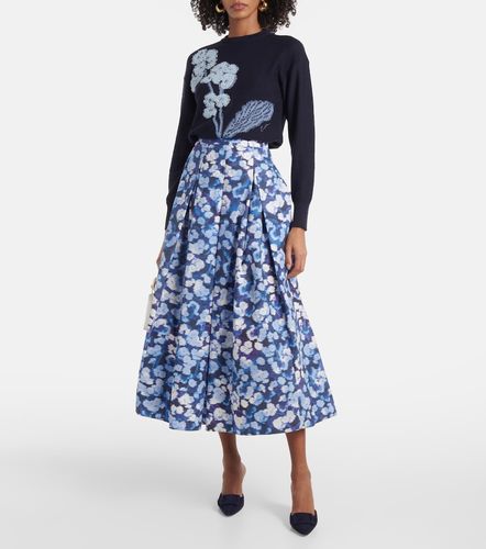 Erdem Jupe midi plissée en coton - Erdem - Modalova