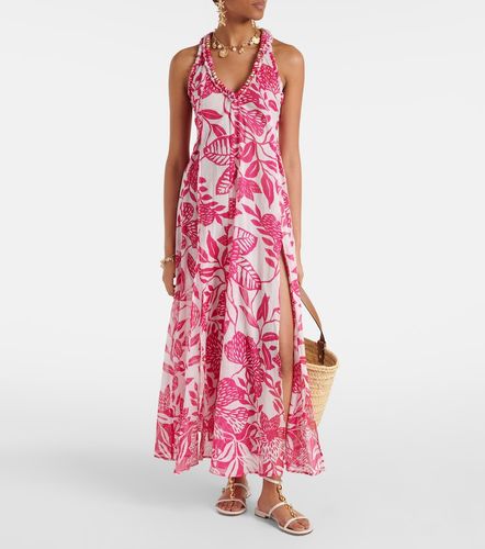 Robe midi Nava imprimée en coton - Poupette St Barth - Modalova