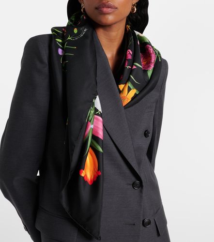 Gucci Foulard en soie à fleurs - Gucci - Modalova