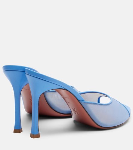Amina Muaddi Mules Alexa en mesh - Amina Muaddi - Modalova