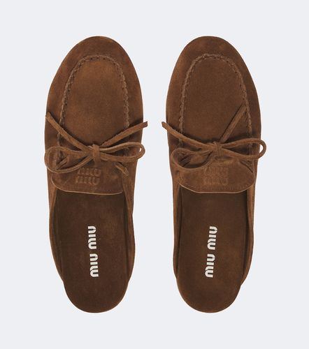 Miu Miu Mules en daim - Miu Miu - Modalova