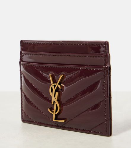 Porte-cartes Cassandre en cuir verni - Saint Laurent - Modalova