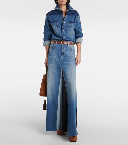 Chemise Monaco en denim patchwork - AG Jeans - Modalova