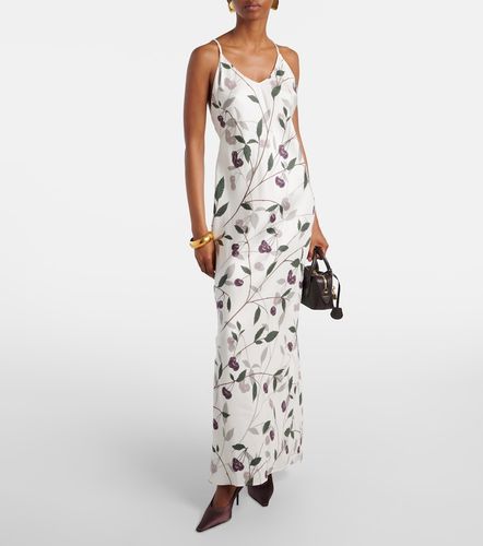 Robe longue imprimée en soie - Stella McCartney - Modalova