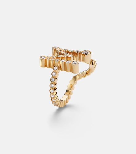 Bague Initial Ensemble en or 18 ct et diamants - Sophie Bille Brahe - Modalova