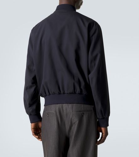 Veste bomber en coton mélangé - Giorgio Armani - Modalova