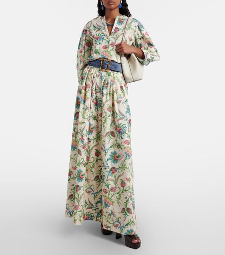 Etro Jupe longue en coton à fleurs - Etro - Modalova
