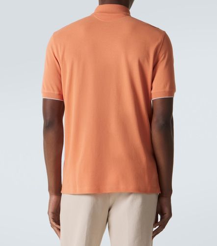 Polo en coton à logo - Brunello Cucinelli - Modalova