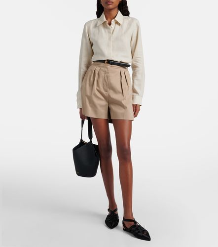 Short Tabacco en coton mélangé - Max Mara - Modalova