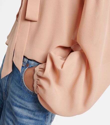Chloé Blouse en georgette de soie et dentelle - Chloe - Modalova