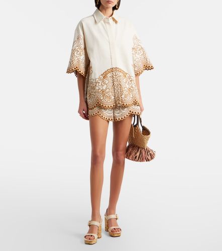 Chemise Como brodée en coton - Zimmermann - Modalova