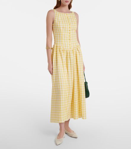 Robe midi Fortia en lin à carreaux vichy - Faithfull - Modalova