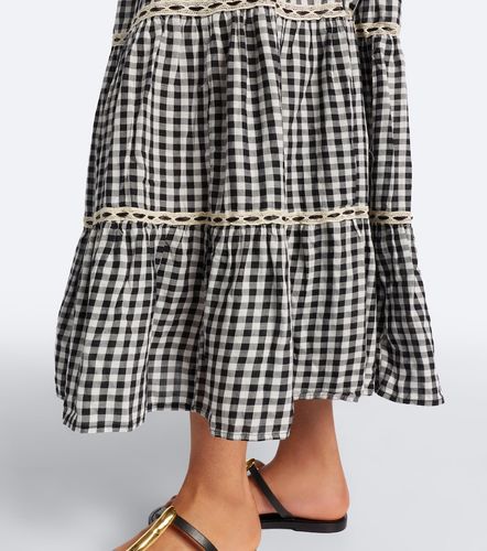 Robe midi Chandra en coton à carreaux vichy - Rixo - Modalova