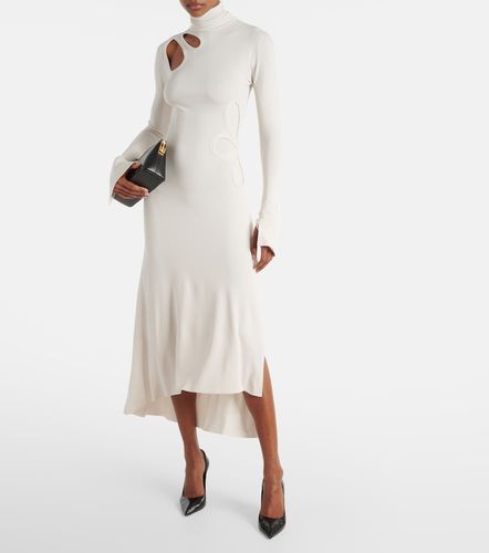 Robe midi en jersey à découpes - Victoria Beckham - Modalova