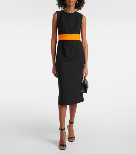 Robe de cocktail en laine - Carolina Herrera - Modalova