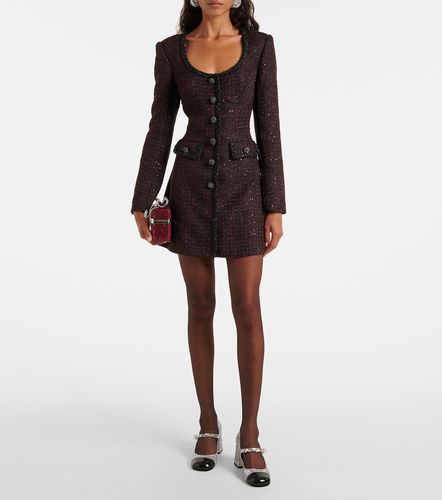 Robe en tweed à sequins - Self-Portrait - Modalova