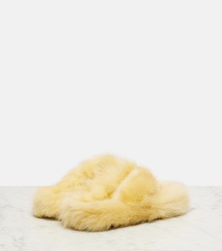 Acne Studios Tongs en shearling - Acne Studios - Modalova