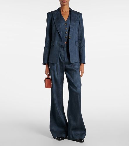 Gilet Arabella en lin mélangé - Veronica Beard - Modalova