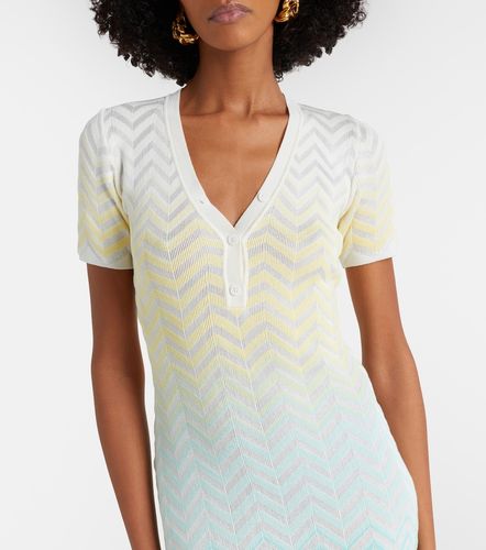 Robe midi Zigzag en coton mélangé - Missoni - Modalova